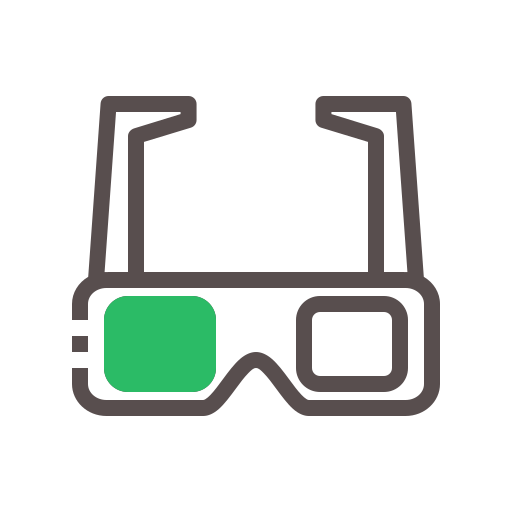3d glasses Generic Mixed icon