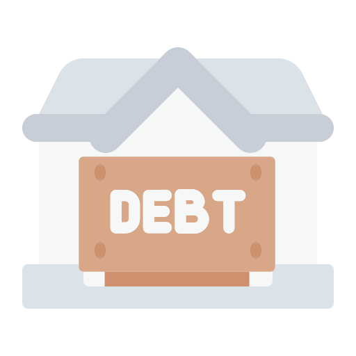 deuda Generic Flat icono