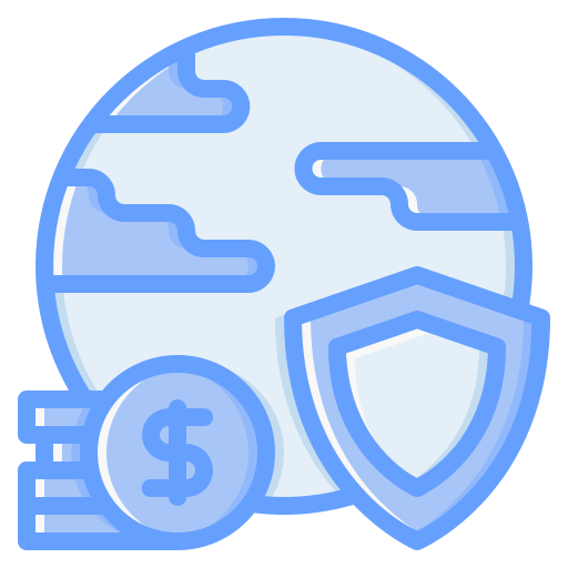 globales bankgeschäft Generic Blue icon