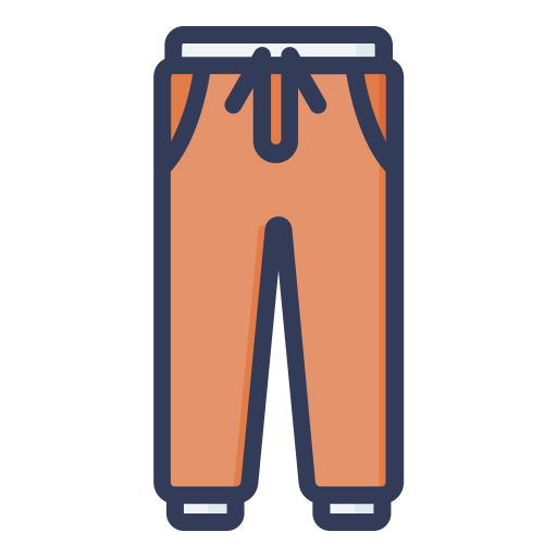 pantalon Generic Outline Color Icône