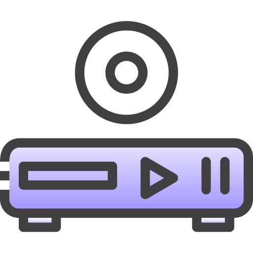 disc-player Generic Lineal Color Gradient icon