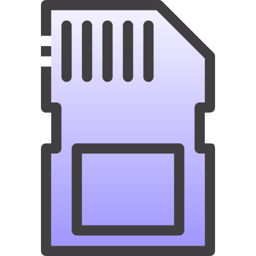 메모리 카드 Generic Lineal Color Gradient icon