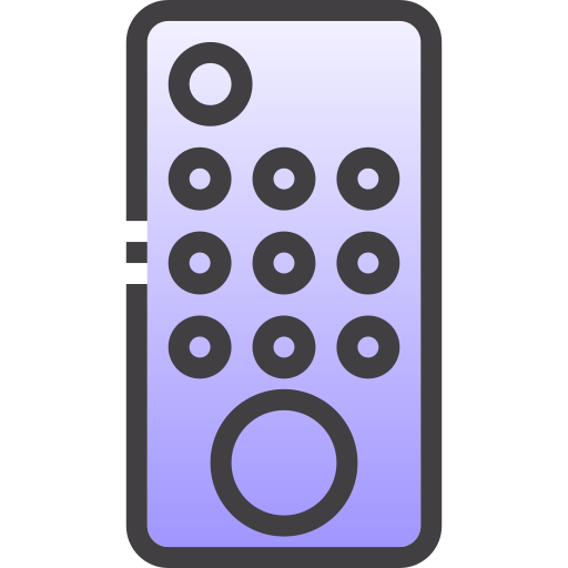 control remoto Generic Lineal Color Gradient icono