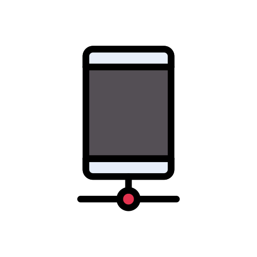 携帯電話 Vector Stall Lineal Color icon