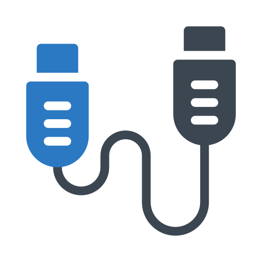 Usb plug Generic Blue icon