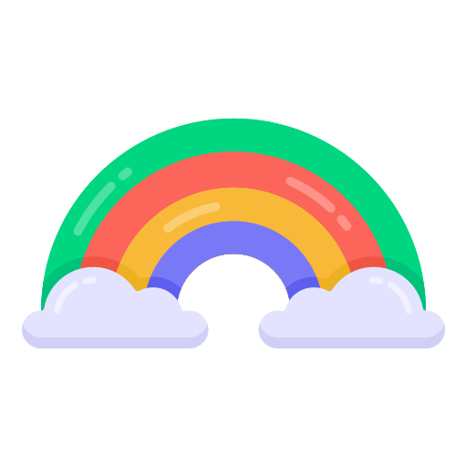 arcoíris Generic Flat icono