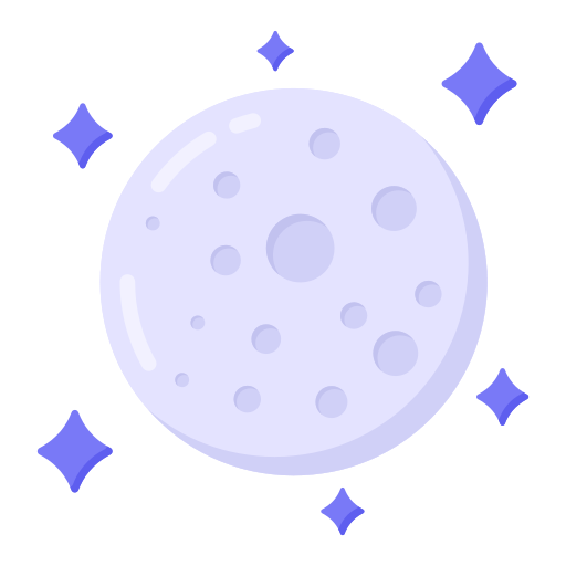 pełnia księżyca Generic Flat ikona