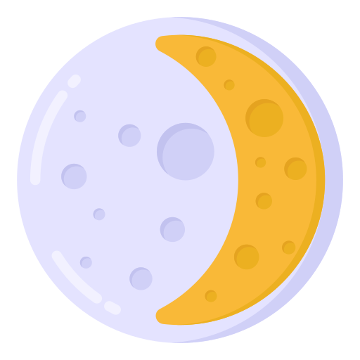 mezza luna Generic Flat icona