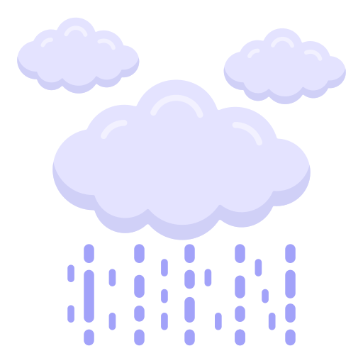 opad deszczu Generic Flat ikona