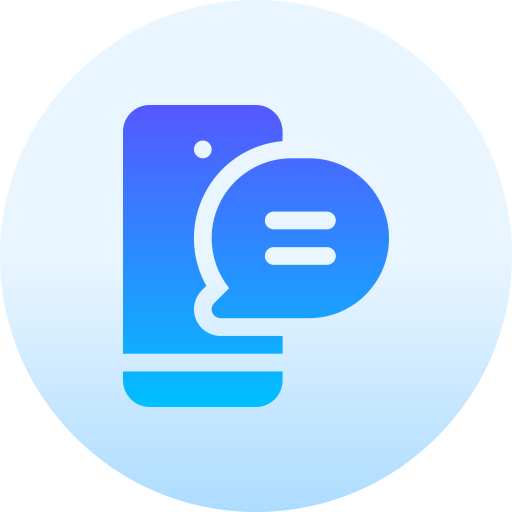 sms Basic Gradient Circular icon