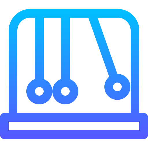 berceau de newton Basic Gradient Lineal color Icône