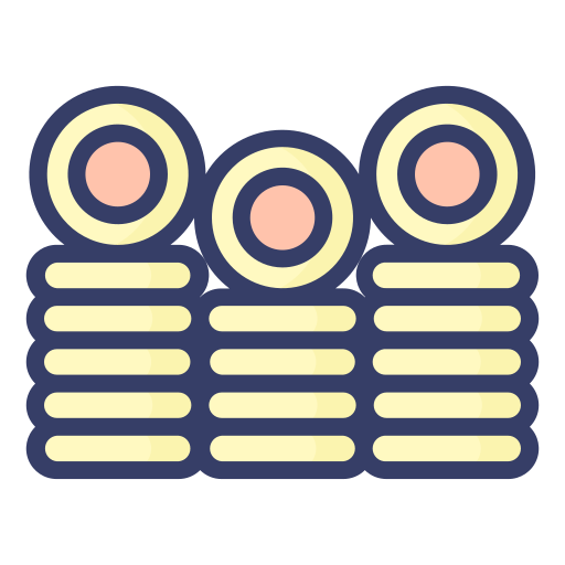 동전 Generic Outline Color icon