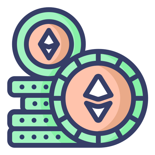 ethereum Generic Outline Color ikona