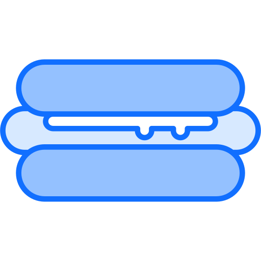 hot dog Generic Blue icono