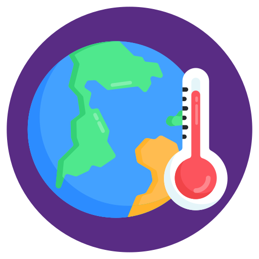 Глобальное потепление Generic Circular иконка