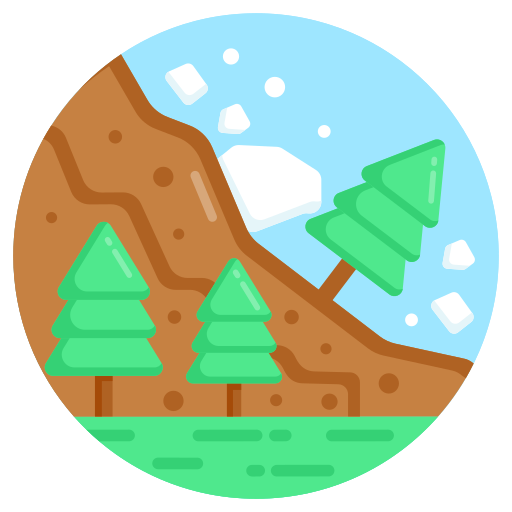 雪崩 Generic Circular icon