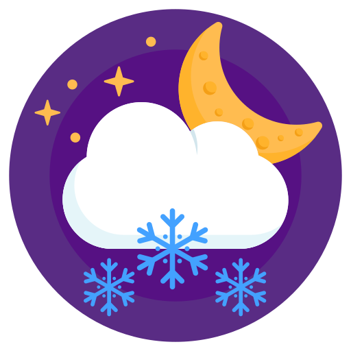 Śnieżny Generic Circular ikona