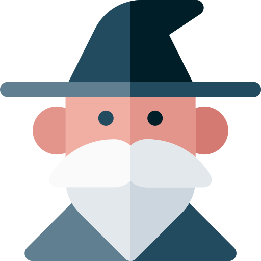 Wizard Basic Rounded Flat icon