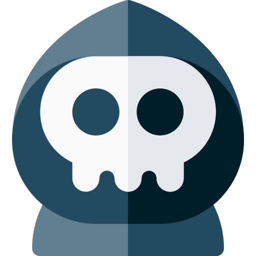 Grim reaper Basic Rounded Flat icon
