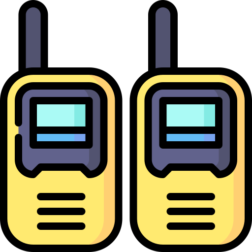 walkie talkie Special Lineal color icono