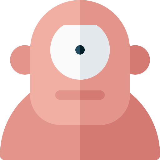 Cyclops Basic Rounded Flat icon