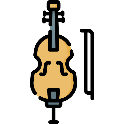 violoncello Special Lineal color icona