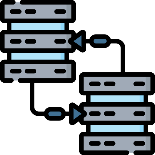 Database Special Lineal color icon