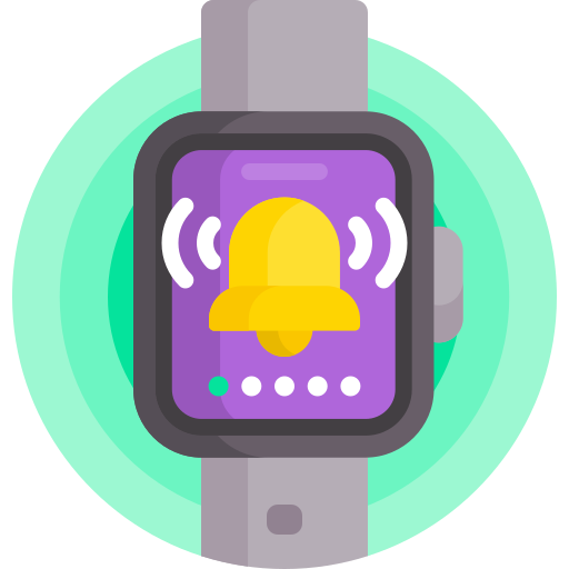 smartwatch Detailed Flat Circular Flat icoon