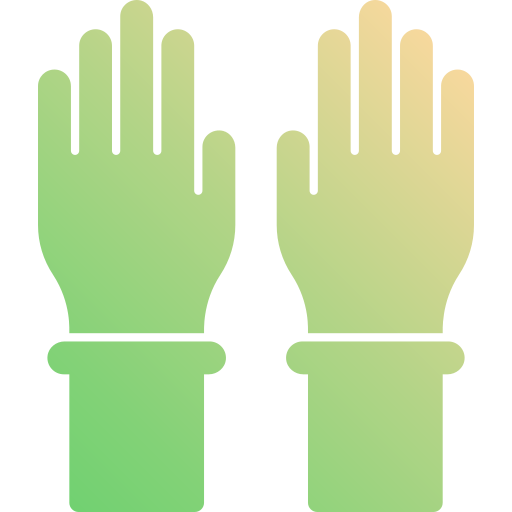 Hand gloves Andinur Flat Gradient icon