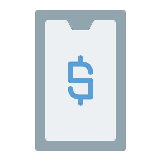 cyfrowe pieniądze Generic Flat ikona