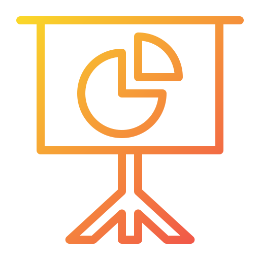 Pie chart Generic Gradient icon