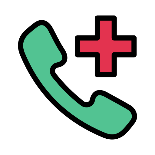 Telephone Vector Stall Lineal Color icon