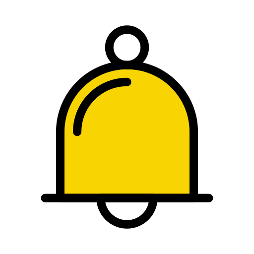 campana de notificación Vector Stall Lineal Color icono
