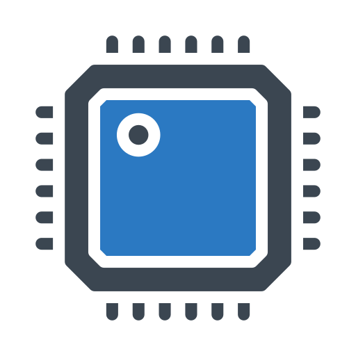 cpu Generic Blue icoon