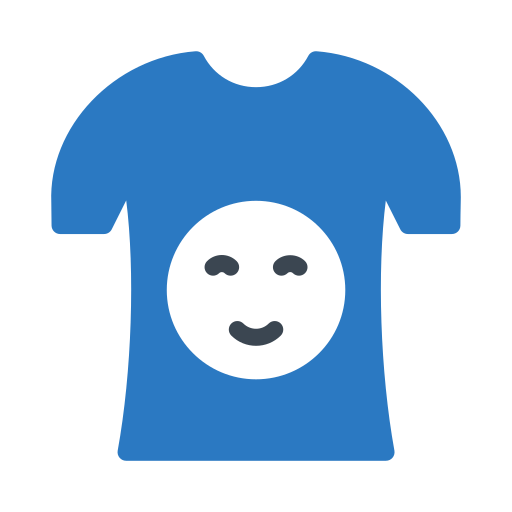 t-shirt Generic Blue icoon