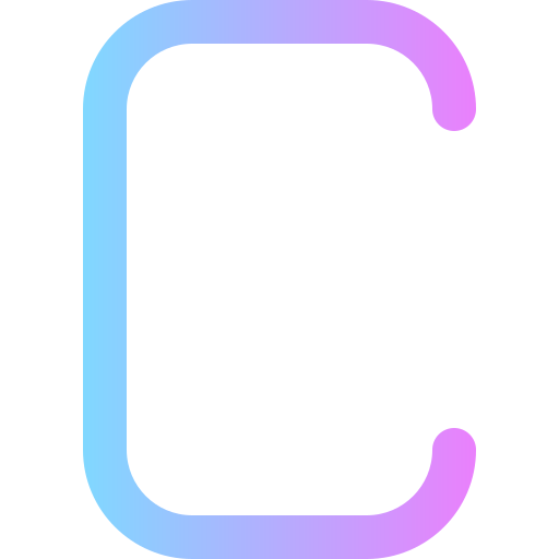 Letter c Super Basic Rounded Gradient icon