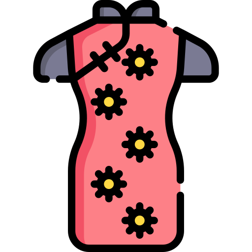 チャイナドレス Special Lineal color icon