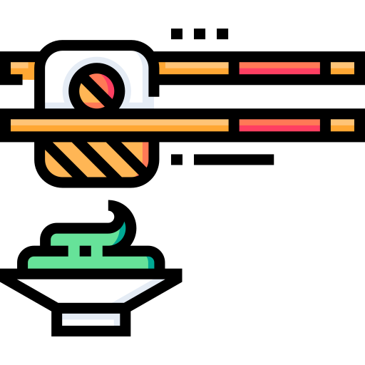 uramaki Detailed Straight Lineal color icono