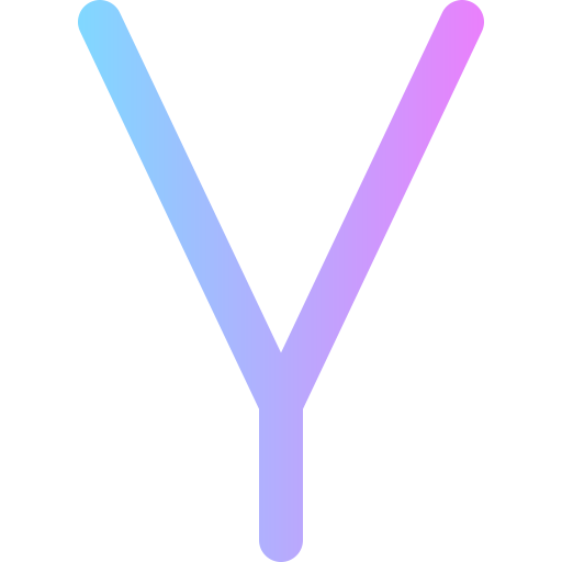 Letter y Super Basic Rounded Gradient icon