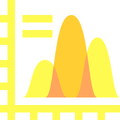 gráfico de barras Basic Sheer Flat icono