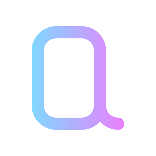 Letter a Super Basic Rounded Gradient icon