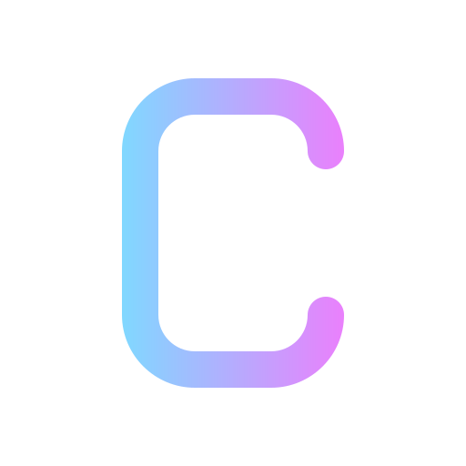 buchstabe c Super Basic Rounded Gradient icon