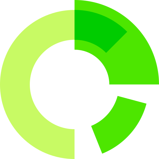 gráfico circular Basic Sheer Flat icono