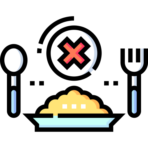 식욕 Detailed Straight Lineal color icon
