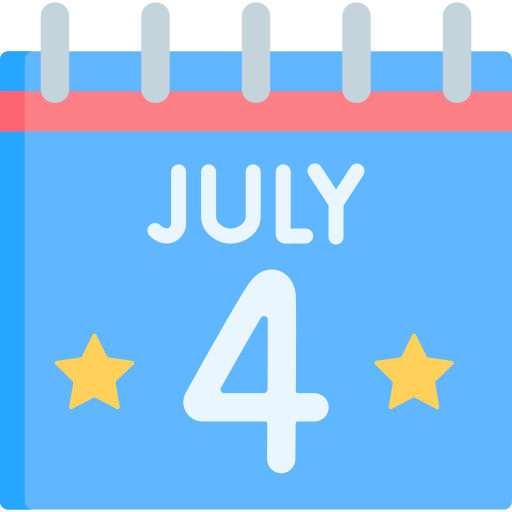 7月4日 Special Flat icon
