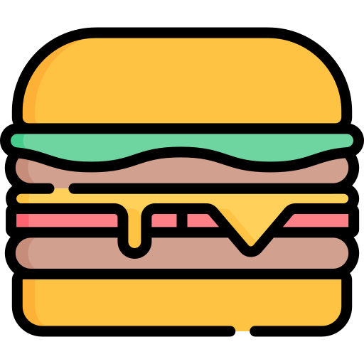 hamburger Special Lineal color Icône