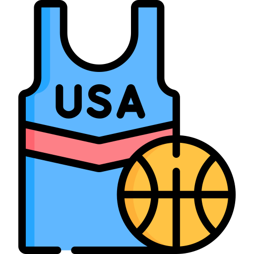 Basketball jersey Special Lineal color icon