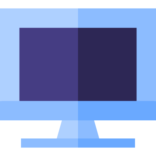 Компьютер Basic Straight Flat иконка