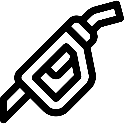 combustible de gas Basic Rounded Lineal icono