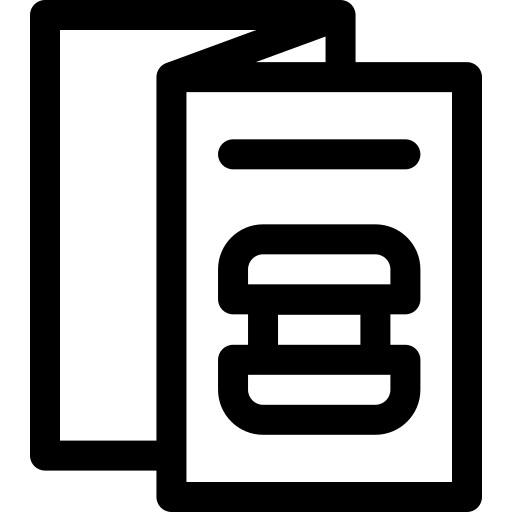 menù Basic Rounded Lineal icona